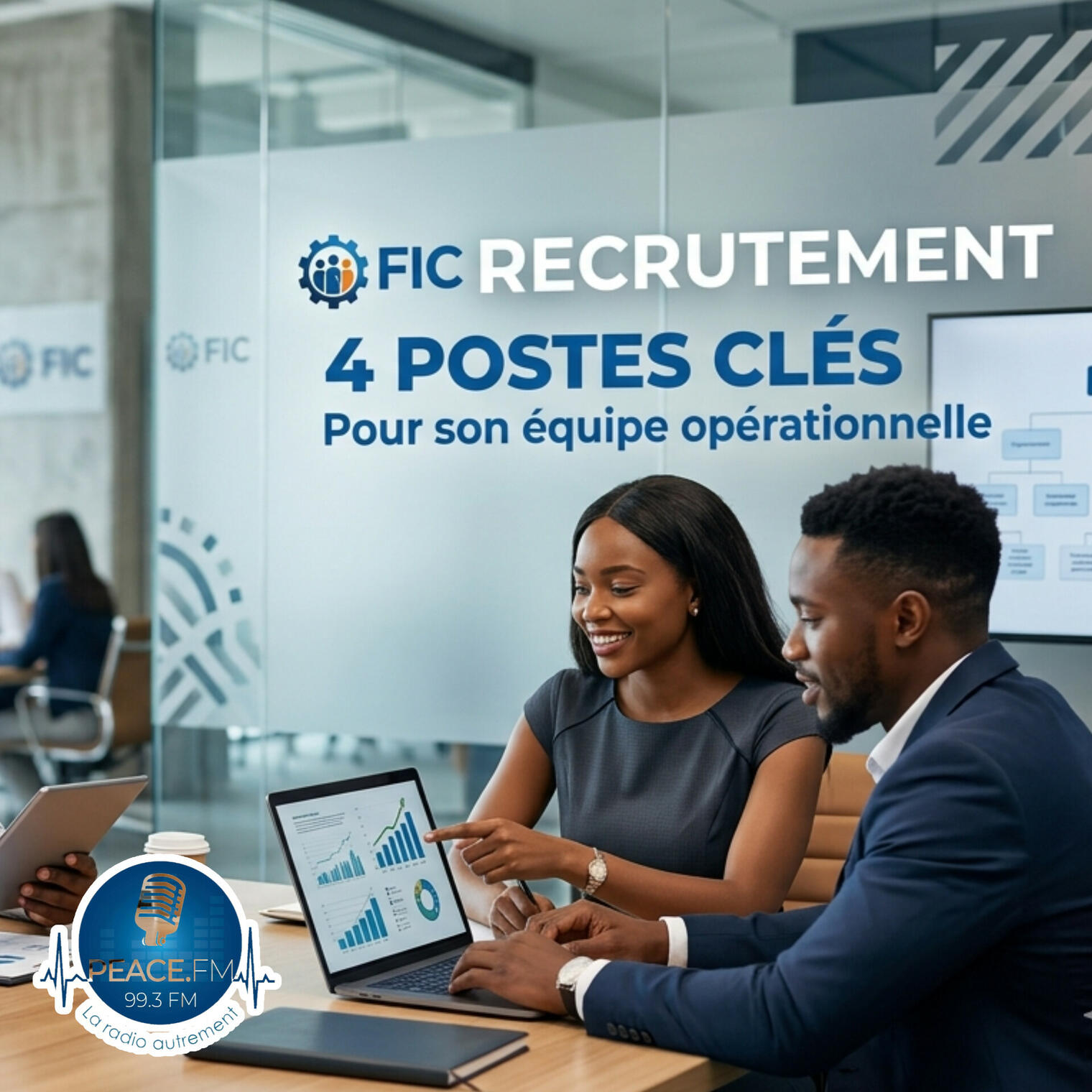 Recrutement : le Fonds d'Investissement Communal (FIC) lance 4 postes clés pour renforcer son équipe opérationnelle